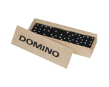 Dominospel in houten box